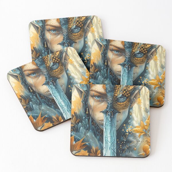 Item preview, Fantasy fairies, enchanted world, whimsical fairies, dark academia, fairytale art designed and sold by ExploreElegance.
