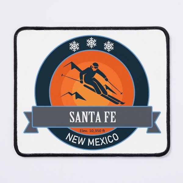 Item preview, Santa Fe Skiing Badge designed and sold by Wanderful-roads.