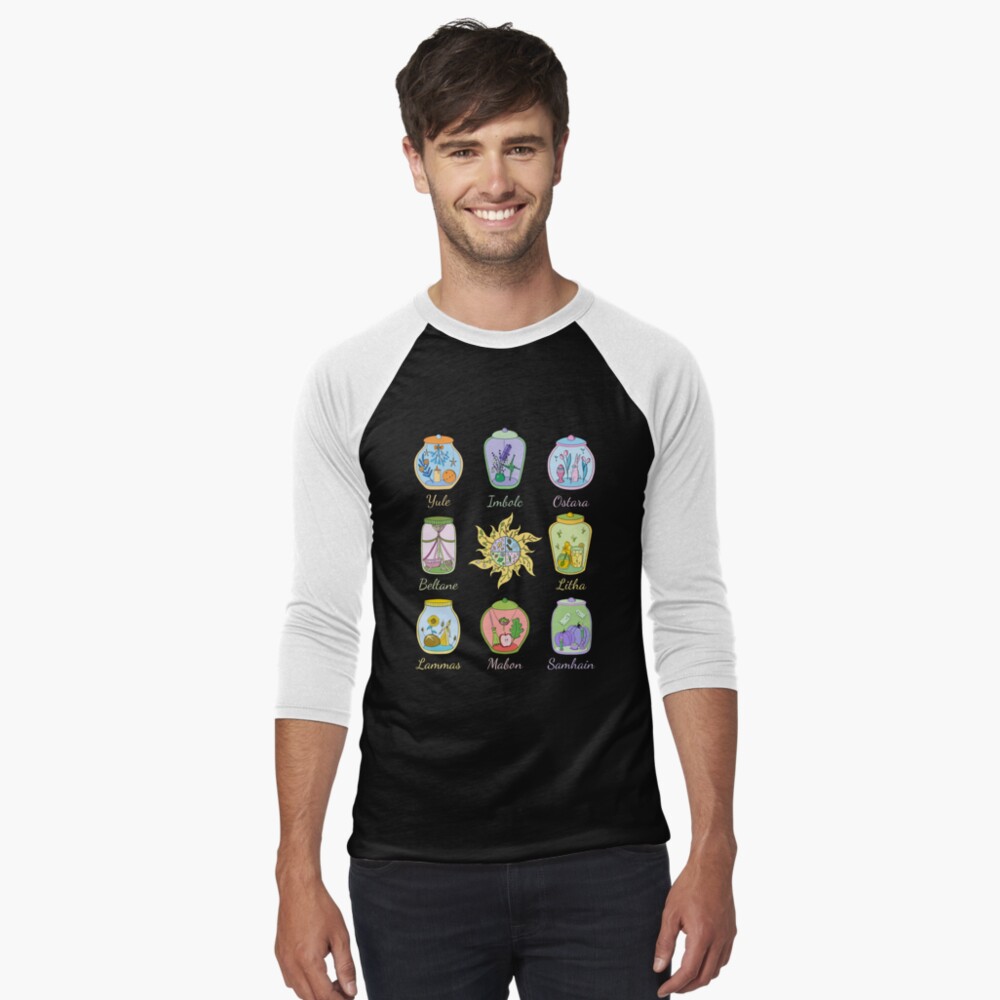 Item preview, Baseball ¾ Sleeve T-Shirt designed and sold by indiVisibl.