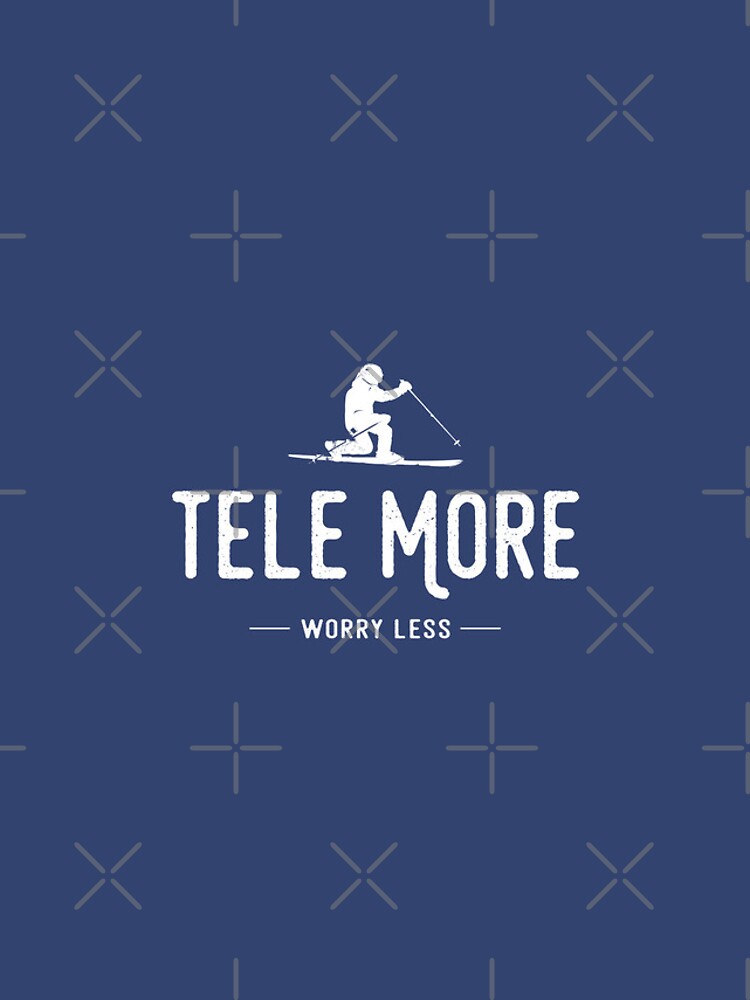 Thumbnail 5 of 5, iPhone Case, Tele More Worry Less designed and sold by esskay.
