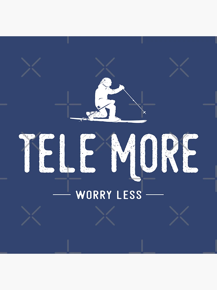 Thumbnail 4 of 4, Clock, Tele More Worry Less designed and sold by Esskay Designs.
