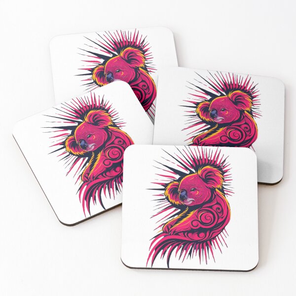 Item preview, Psychedelic Koala in Indigenous Style designed and sold by nbg2012.