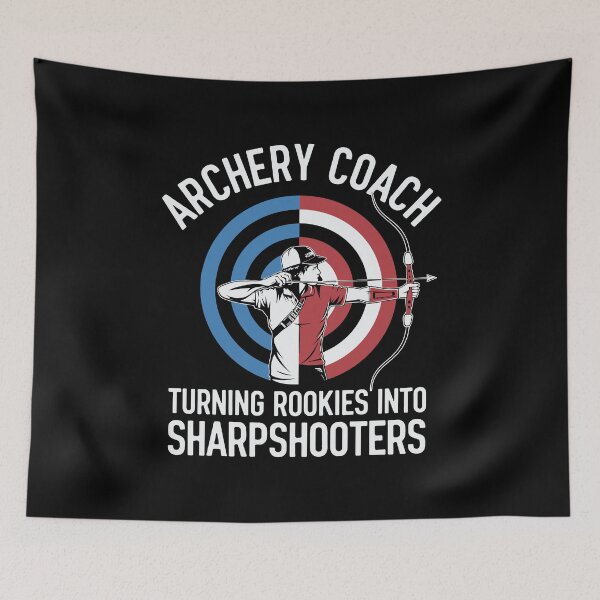 Item preview, Funny Archery Coach Rookies into sharpshooters designed and sold by tmerchtrends.