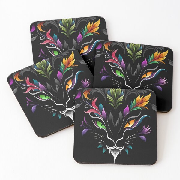 Item preview, Colorful Patterns Panther – Glowing Gaze designed and sold by Pepelatc.