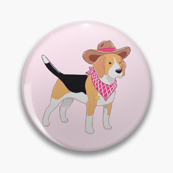 Item preview, Cowboy Beagle – Cute Western Sheriff Dog Illustration designed and sold by YaraCuteArt.