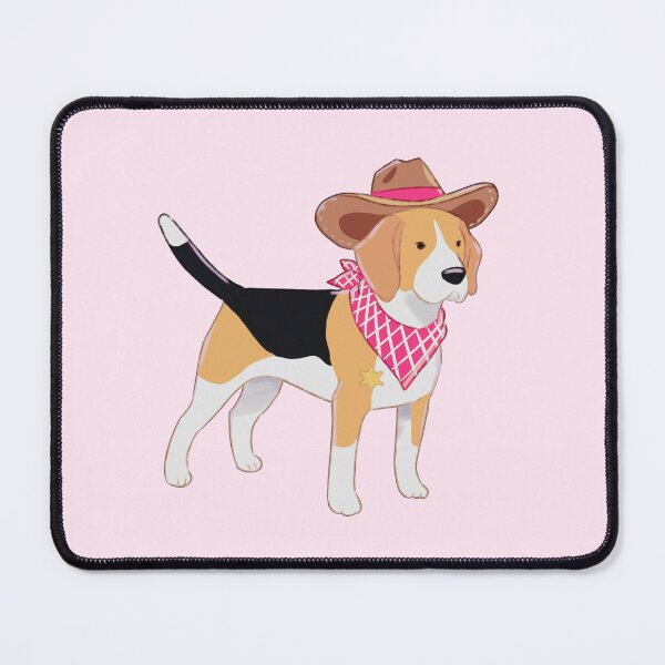 Item preview, Cowboy Beagle – Cute Western Sheriff Dog Illustration designed and sold by YaraCuteArt.