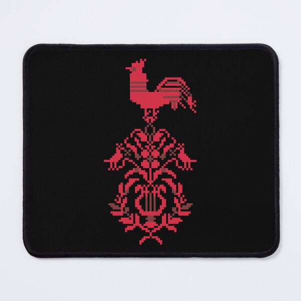 Item preview, تطريز فلسطيني، الديك (رام الله) | Palestinian Tatreez, The Rooster (Ramallah) designed and sold by Artivism | ارتيڤيزم.