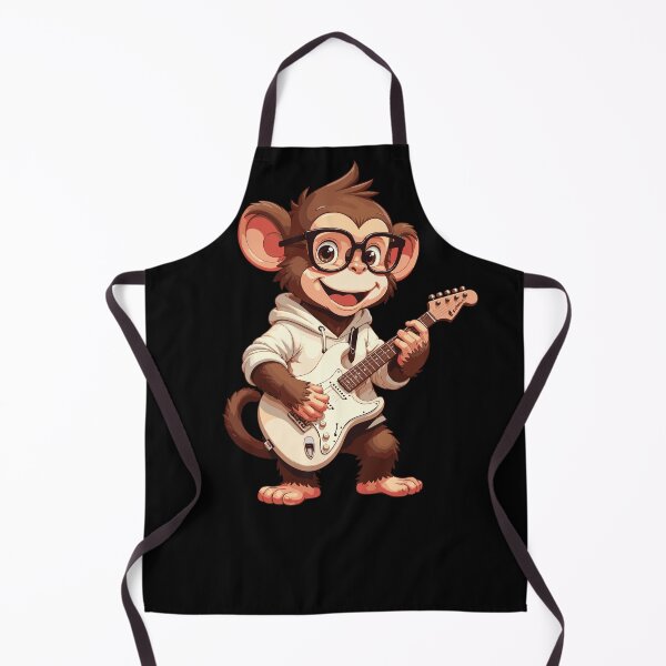 Item preview, Cool Monkey Playing Electric Guitar designed and sold by Bebrowny.