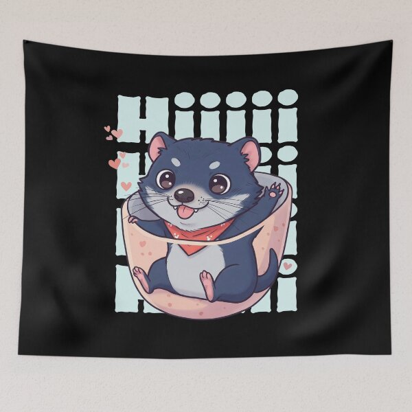 Item preview, Tasmanian Devil Greeting designed and sold by HappyHarmonyArt.