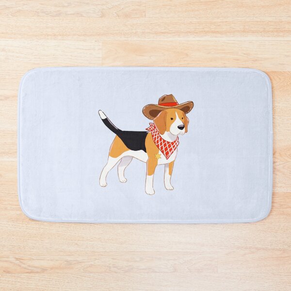 Item preview, Cowboy Beagle – Cute Western Sheriff Dog Illustration designed and sold by YaraCuteArt.