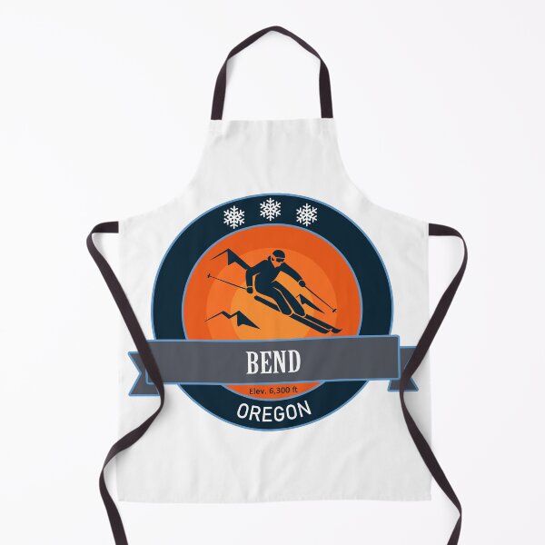 Item preview, Bend Oregon Skiing Badge designed and sold by Wanderful-roads.