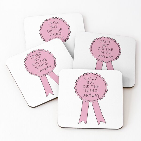 Item preview, Did The Thing Anyway Pink designed and sold by Me And The Moon.