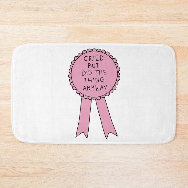 Item preview, Did The Thing Anyway Pink designed and sold by Me And The Moon.