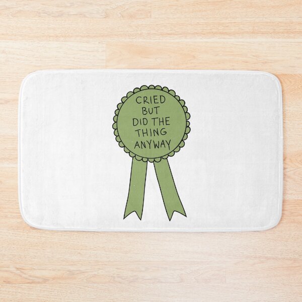 Item preview, Did The Thing Anyway Green designed and sold by Me And The Moon.