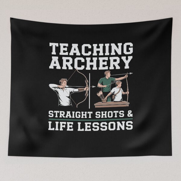 Item preview, Archery Coach Teaching Straight Shots Life Lessons designed and sold by tmerchtrends.