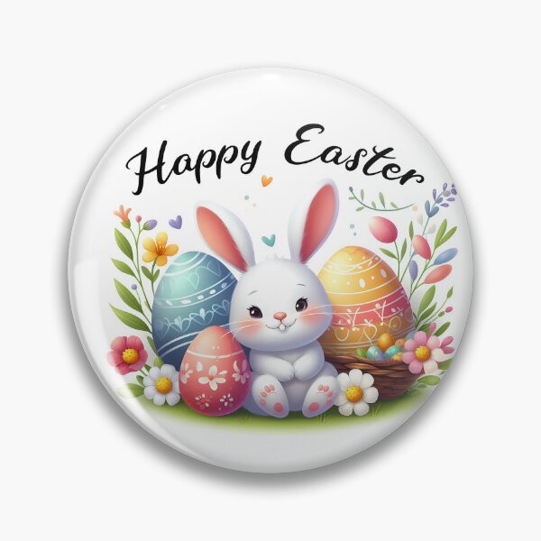 Item preview, Happy Easter Bunny designed and sold by ArtEmotionsImages.