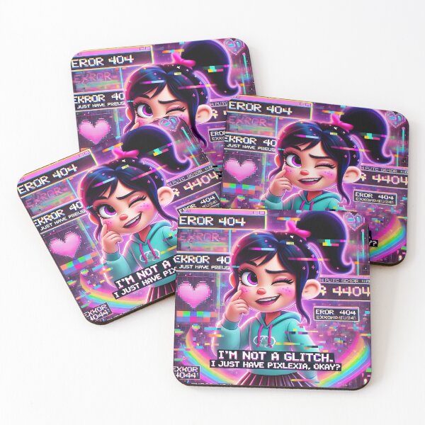 Item preview, Glitch Queen Cyberpunk Vanellope designed and sold by GlitchyV.