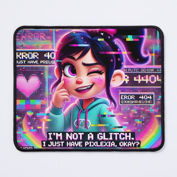 Item preview, Glitch Queen Cyberpunk Vanellope designed and sold by GlitchyV.