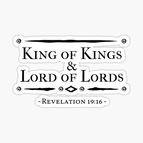Item preview, King of Kings & Lord of Lords - Jesus - Book of Revelation designed and sold by The Word.