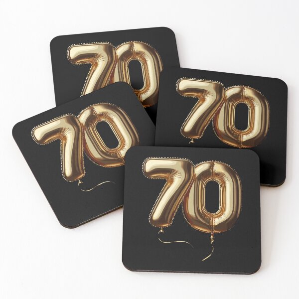 Item preview, 70 Years Gold Balloon Foil Balloon Gift designed and sold by Pineapple-Tree.