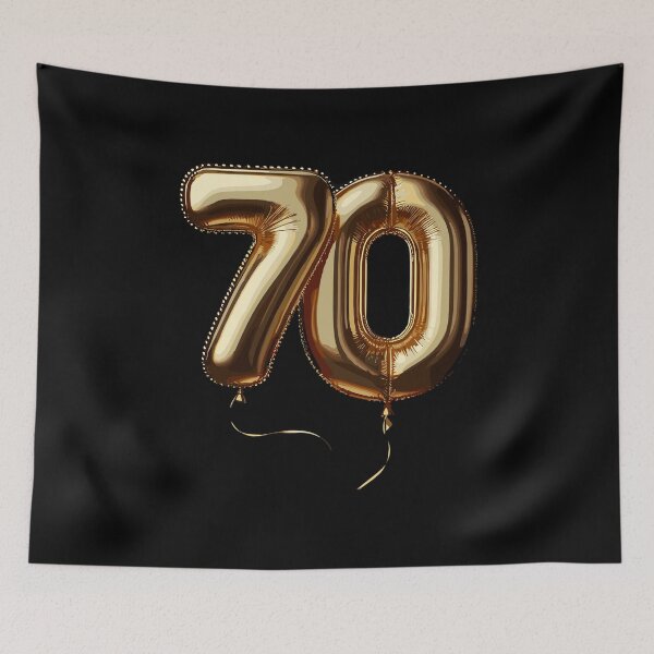 Item preview, 70 Years Gold Balloon Foil Balloon Gift designed and sold by Pineapple-Tree.