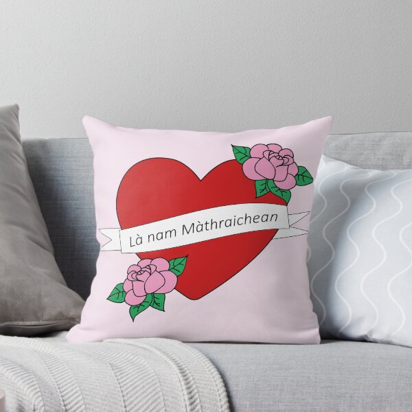 Item preview, Mother's Day (Là nam Màthraichean Scottish Gaelic (Gàidhlig))pink background designed and sold by Mamaidh Made.