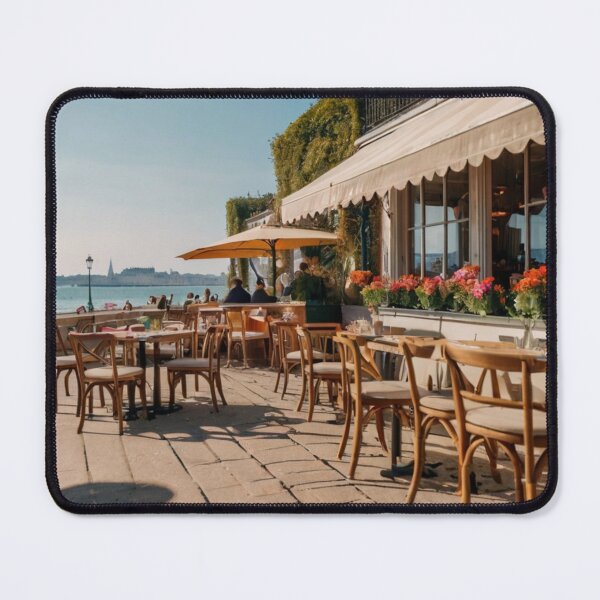 Item preview, Sipping Espresso with a Parisian Touch by the Ocean designed and sold by BlareBlare.