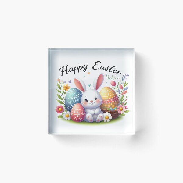 Item preview, Happy Easter Bunny designed and sold by ArtEmotionsImages.