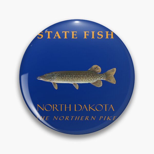 Item preview, North Dakota Territory Fish The Northern Pike designed and sold by taiche.