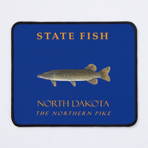 Item preview, North Dakota Territory Fish The Northern Pike designed and sold by taiche.