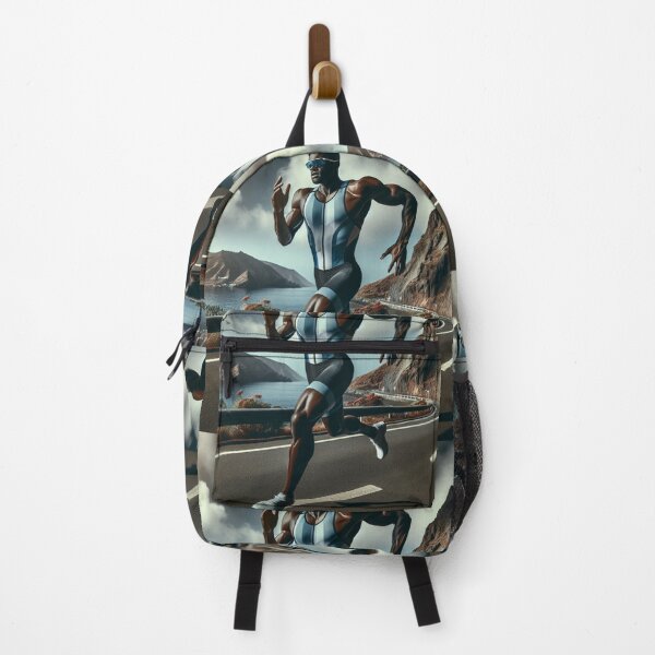 Item preview, Coastal Runner – Triathlete in the Sun designed and sold by Triathlongram.