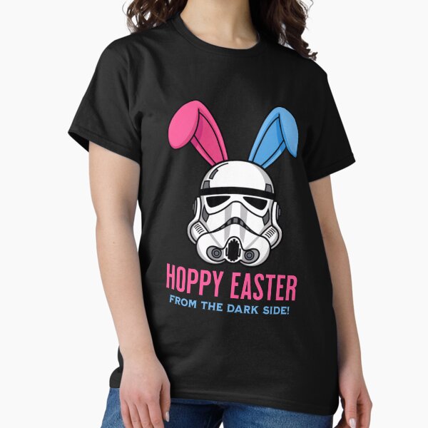 Aperçu de l'œuvre T-shirt Disney+ Star Wars Stormtrooper Pâques avec oreilles de lapin pastel créée et vendue par LegendQuotes.