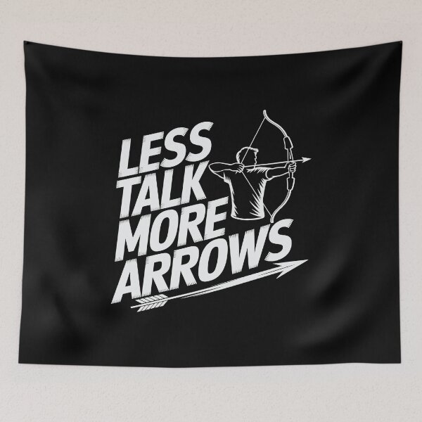 Item preview, Archery Coach Less Talk More Arrows designed and sold by tmerchtrends.