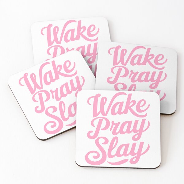 Item preview, Wake Pray Slay! Pink Girly designed and sold by PMCreative.