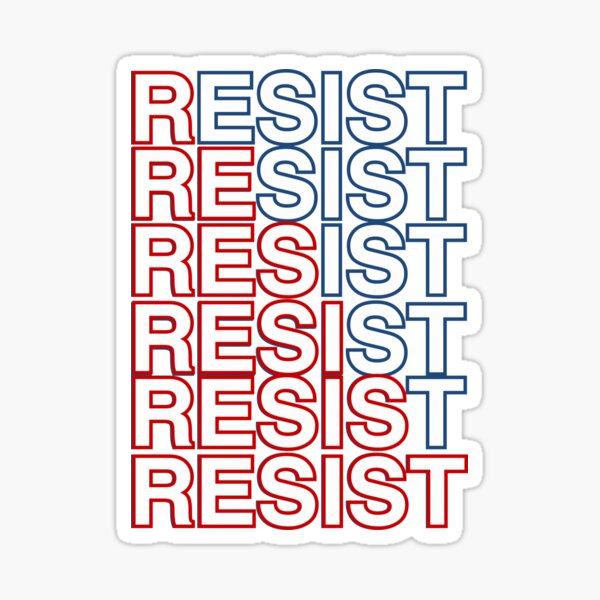 Vista previa del artículo con la obra «Resistirse», diseñado y vendido por ArtDesignTp.
