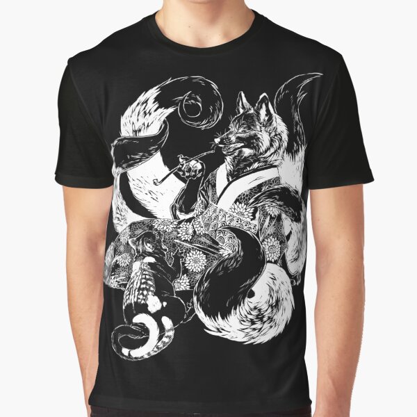 Artikel-Vorschau von Nekomata streitet mit Kitsune - invertiert, designt und verkauft von akreon.