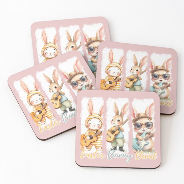 Item preview, Easter Bunny Band:  Adorable Musical Rabbits Rocking Into Spring! designed and sold by elynne9.
