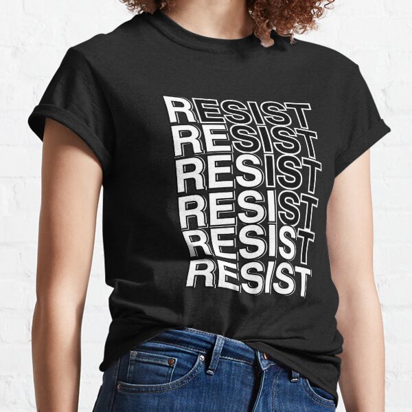 Vista previa del artículo con la obra «Resistirse», diseñado y vendido por ArtDesignTp.