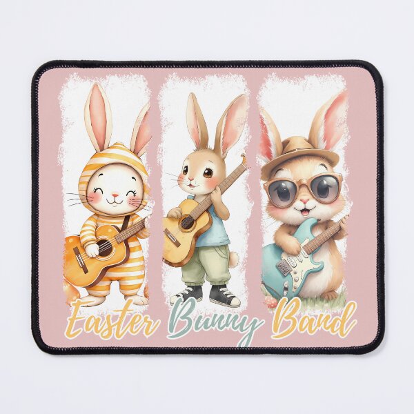 Item preview, Easter Bunny Band:  Adorable Musical Rabbits Rocking Into Spring! designed and sold by elynne9.