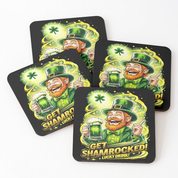 Item preview, Get Shamrocked Lucky Drink designed and sold by AlphaTeez.