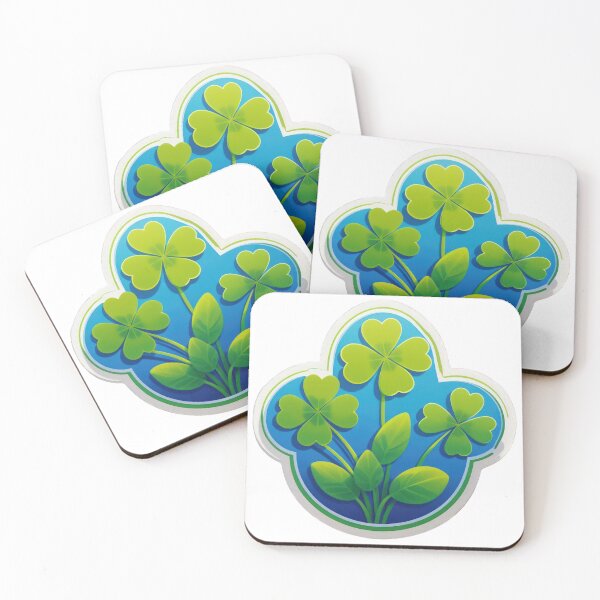 Item preview, st. patrick's day a  green clovers sticker ,clovers,Patricks Day designed and sold by Expressions-Sel.