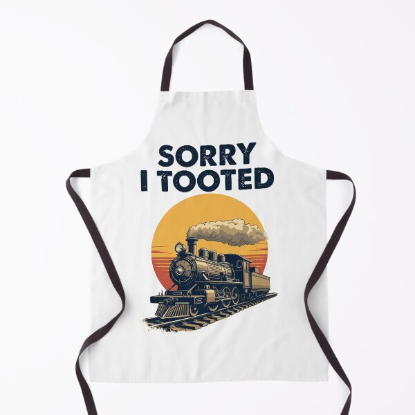 Item preview, Train Sorry I Tooted Funny Locomotive Railroad designed and sold by Blok45.