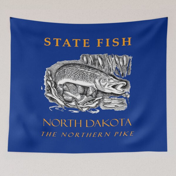 Item preview, North Dakota Territory The Northern Pike Fish designed and sold by taiche.
