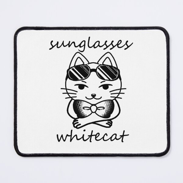 Item preview, A sophisticated white cat designed and sold by SHOP-ASAMACHI.