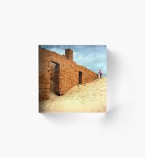 Ceduna Ghost Town Acrylic Block