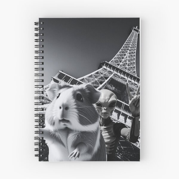 Item preview, Guinea pig sightseeing in Paris, selfie designed and sold by ankerettich.