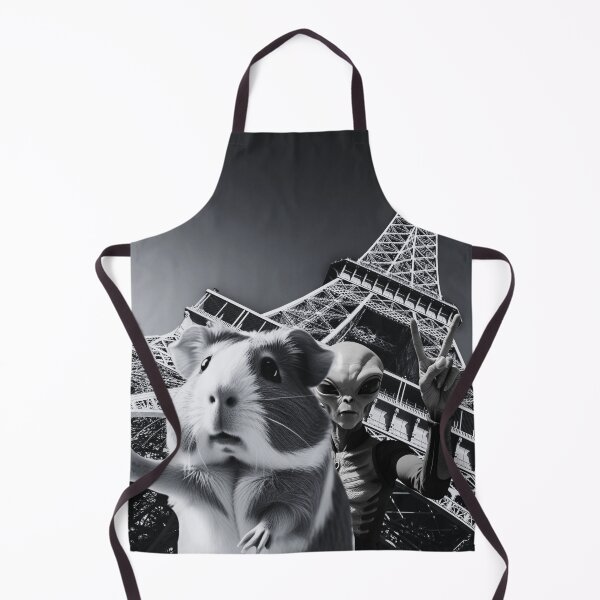Item preview, Guinea pig sightseeing in Paris, selfie designed and sold by ankerettich.