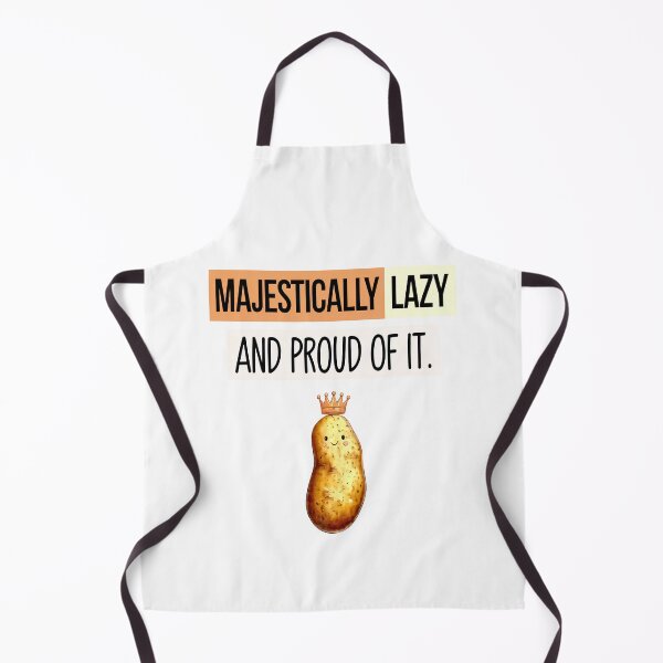 Item preview, Majestically Lazy Potato King Funny designed and sold by Taans-Creation.