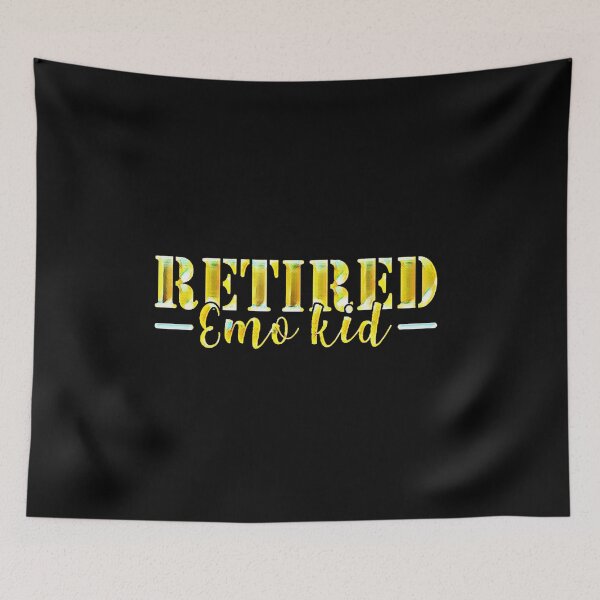Item preview, Retired Emo Kid Funny Quote designed and sold by creativerooney.