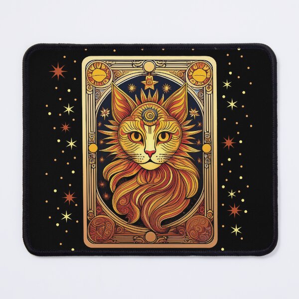 Item preview, The Sun Tarot Card Cat designed and sold by Kspirit Designs.